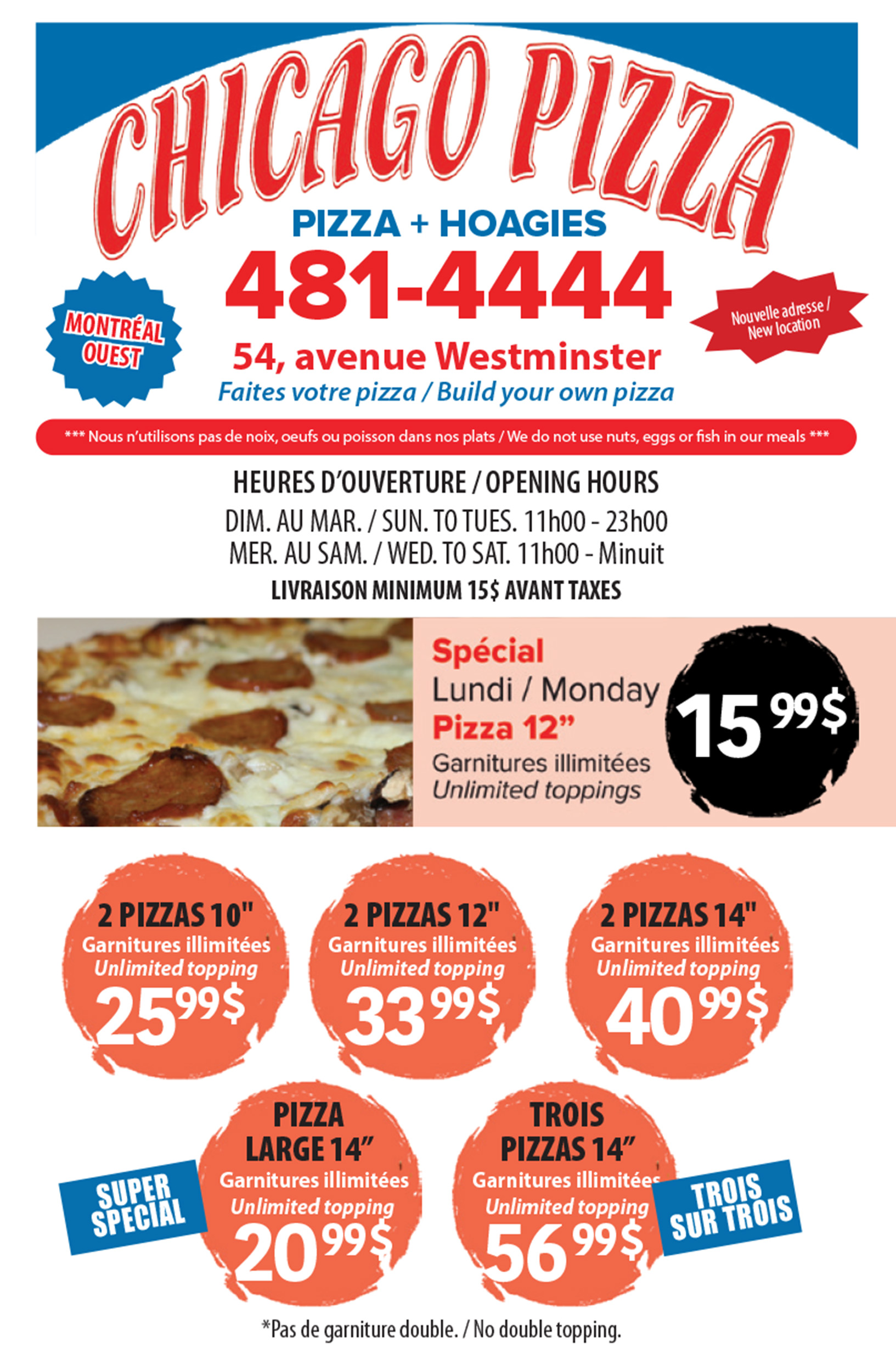 Chicago Pizza Montreal West