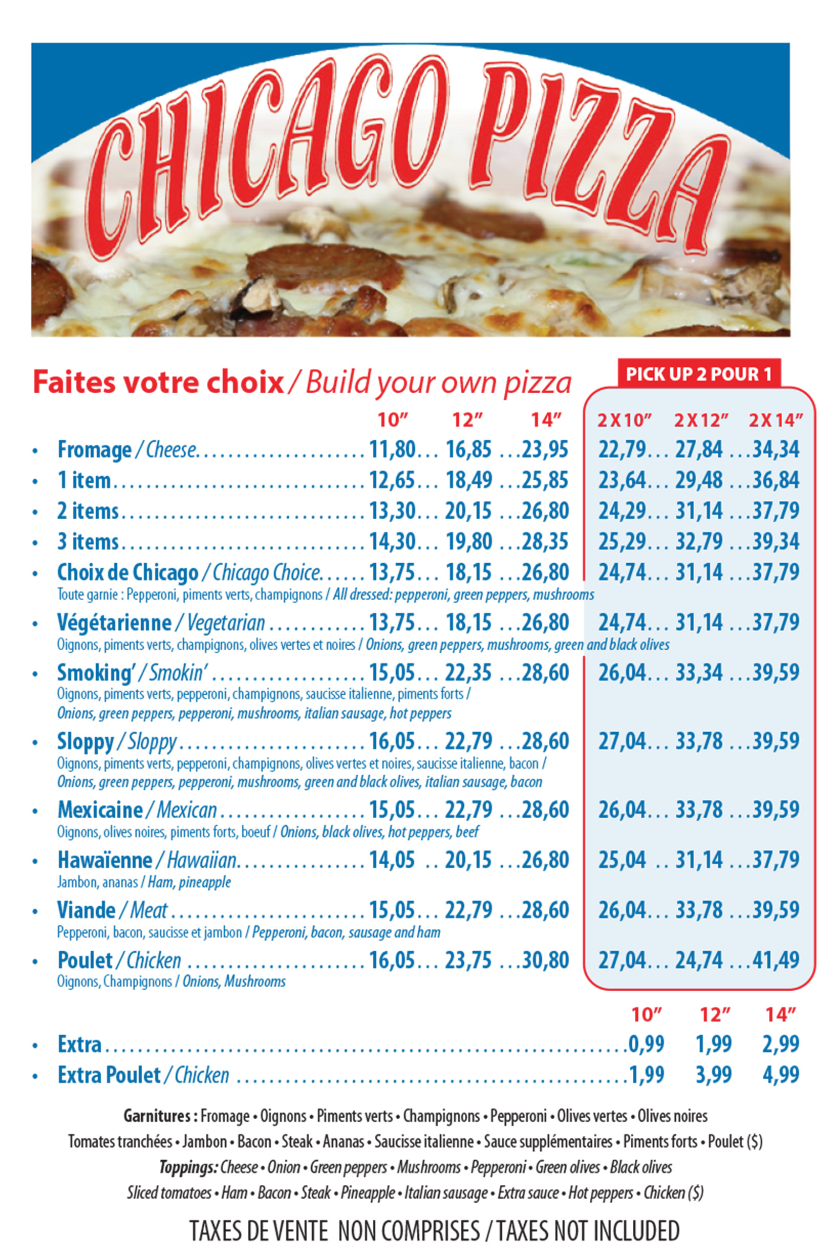 Chicago Pizza Montreal West