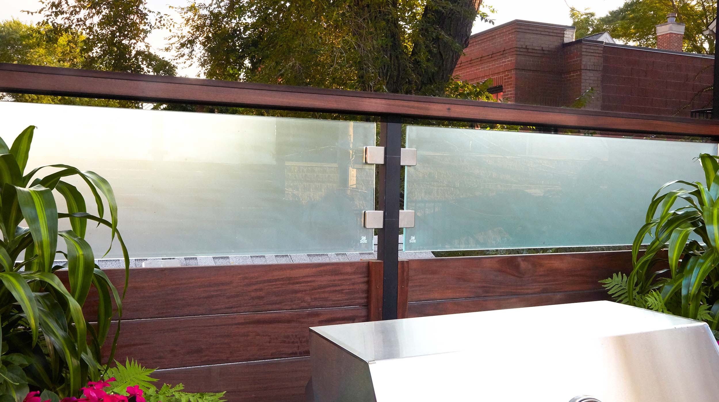 Exterior Glass Fence