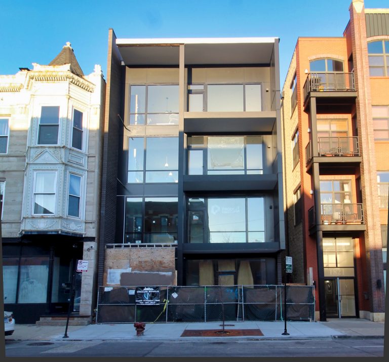 Work Nearing Completion at FourStory MixedUse Building at Bucktown's