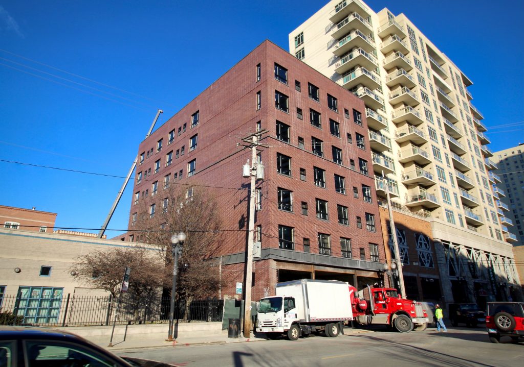 Windows and Cladding Progress Quickly at 300 W Division Street in Near