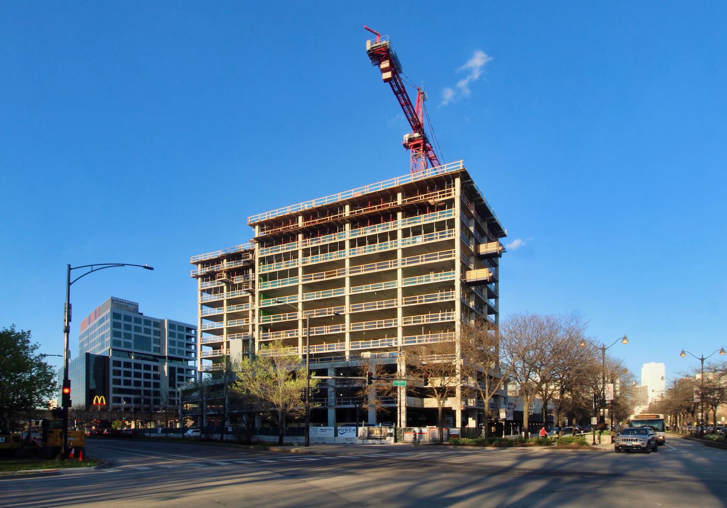 1400 W Randolph Street Reaches Halfway Mark in West Loop Chicago YIMBY