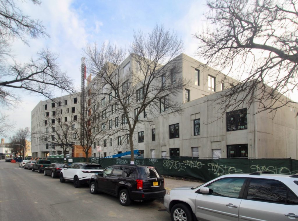 Exterior Walls Complete for Emmett Street Apartments in Logan Square