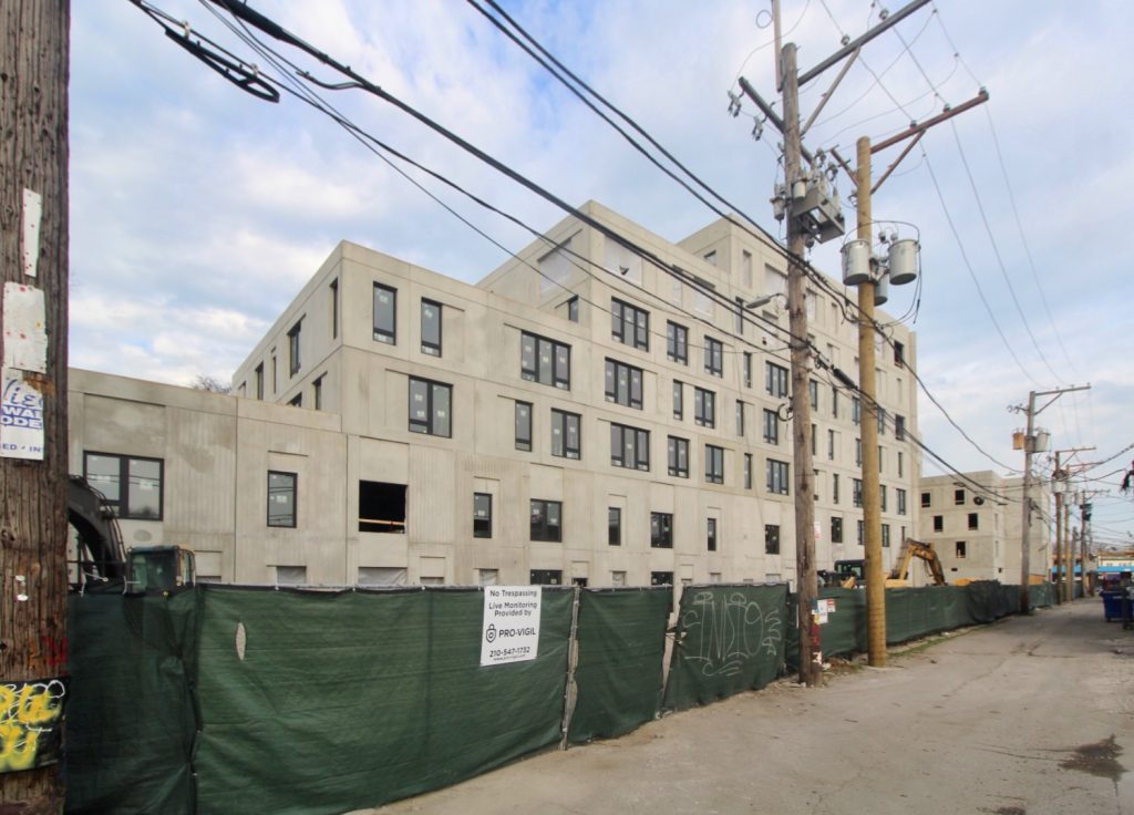 Exterior Walls Complete for Emmett Street Apartments in Logan Square