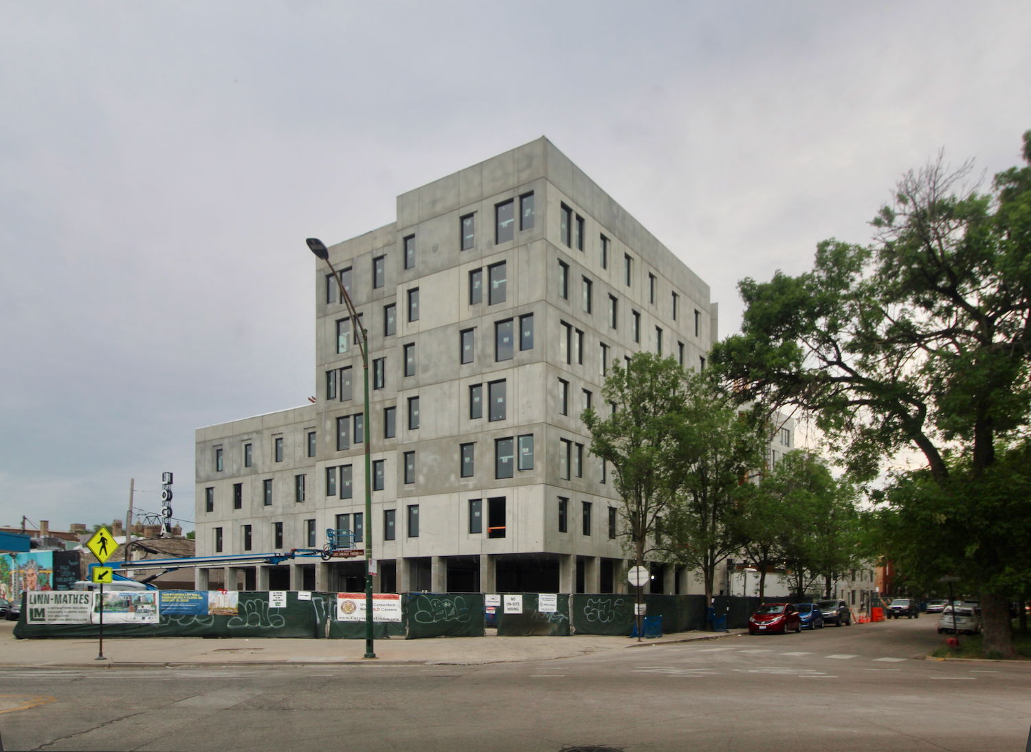 Final Painting Kicks Off for Emmett Street Apartments in