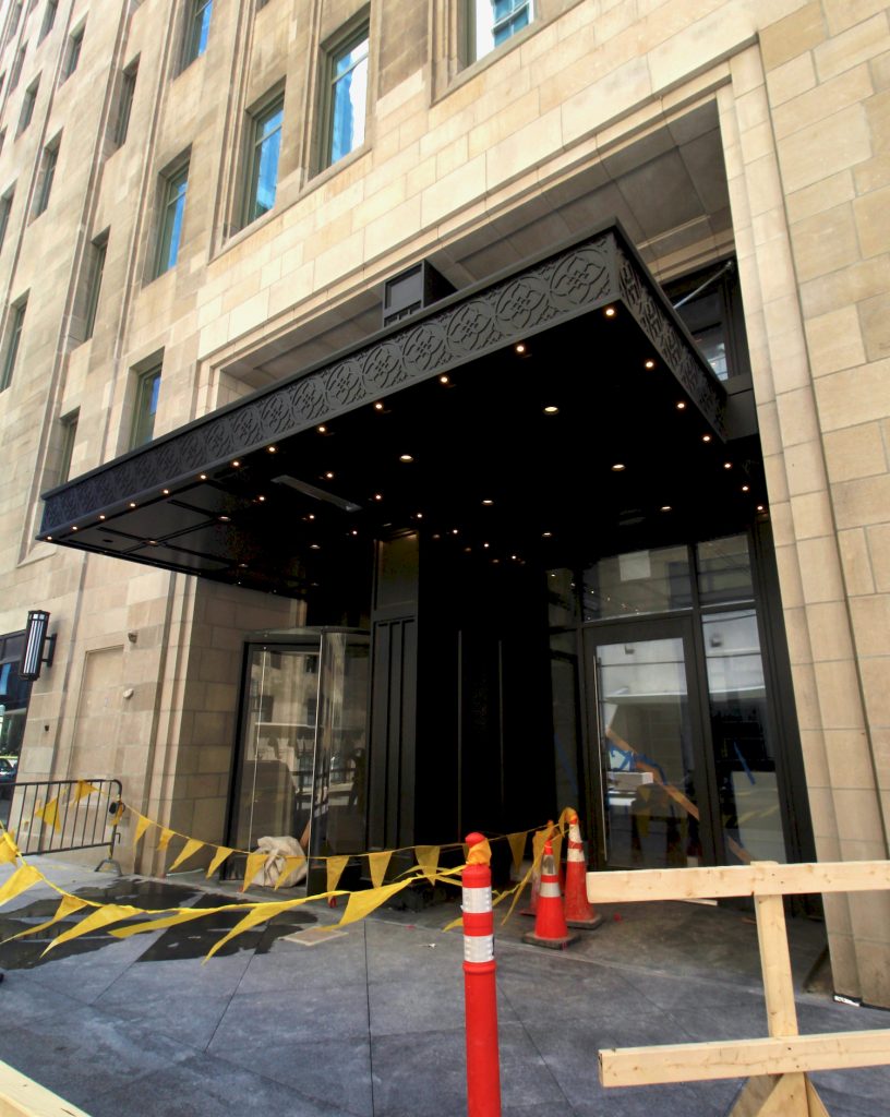 Historic Sign Reinstalled at Tribune Tower Residences along Magnificent