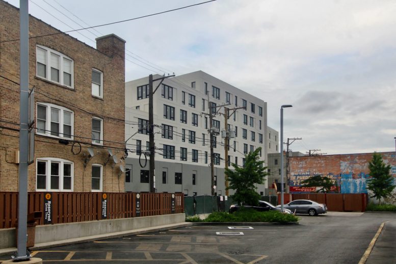 Final Painting Kicks Off for Emmett Street Apartments in Logan Square