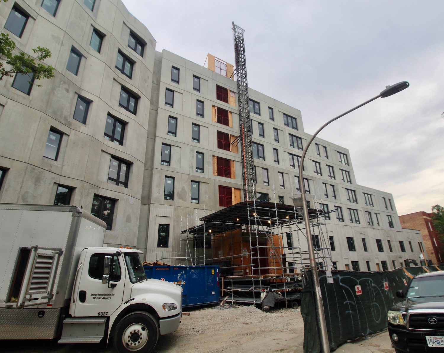 Final Painting Kicks Off for Emmett Street Apartments in