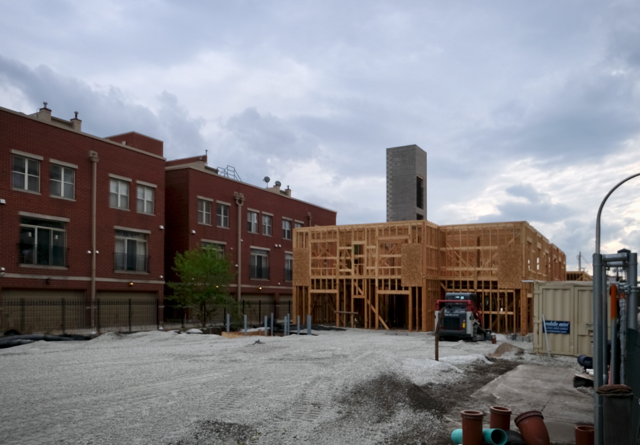 Structural Frame Rises for Schiller Place Apartments in Near North Side