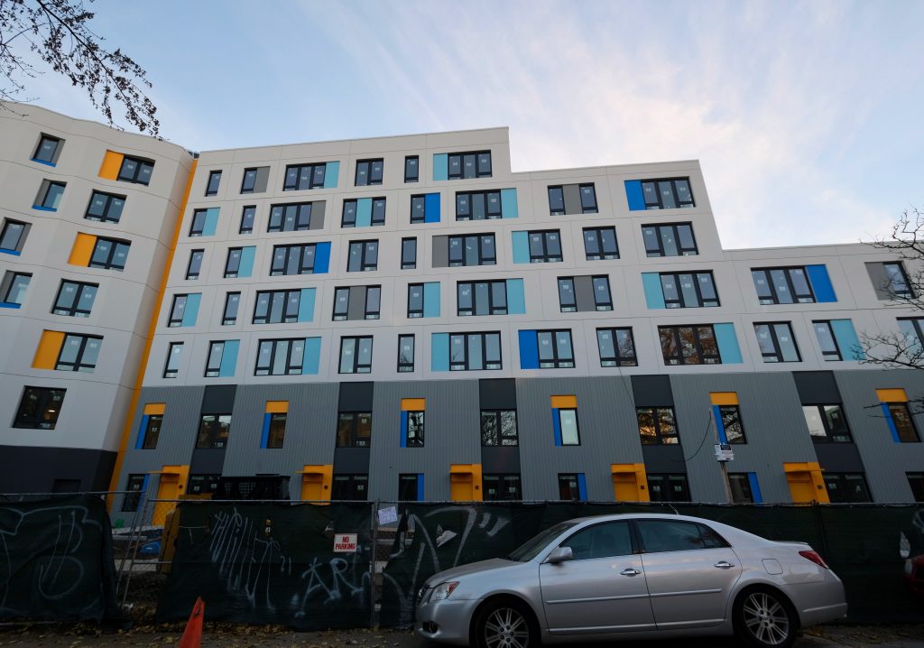 Affordable Housing Development Emmett Street Apartments Wraps Up in Logan Square Chicago YIMBY