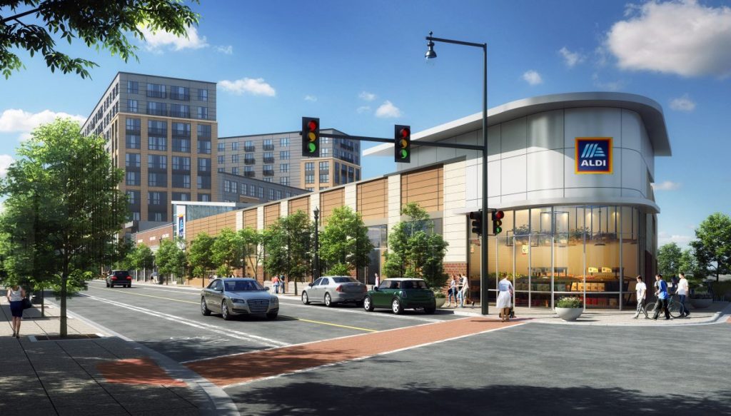 New Aldi Grocery Store Takes Shape at 3930 N Kilpatrick Avenue in