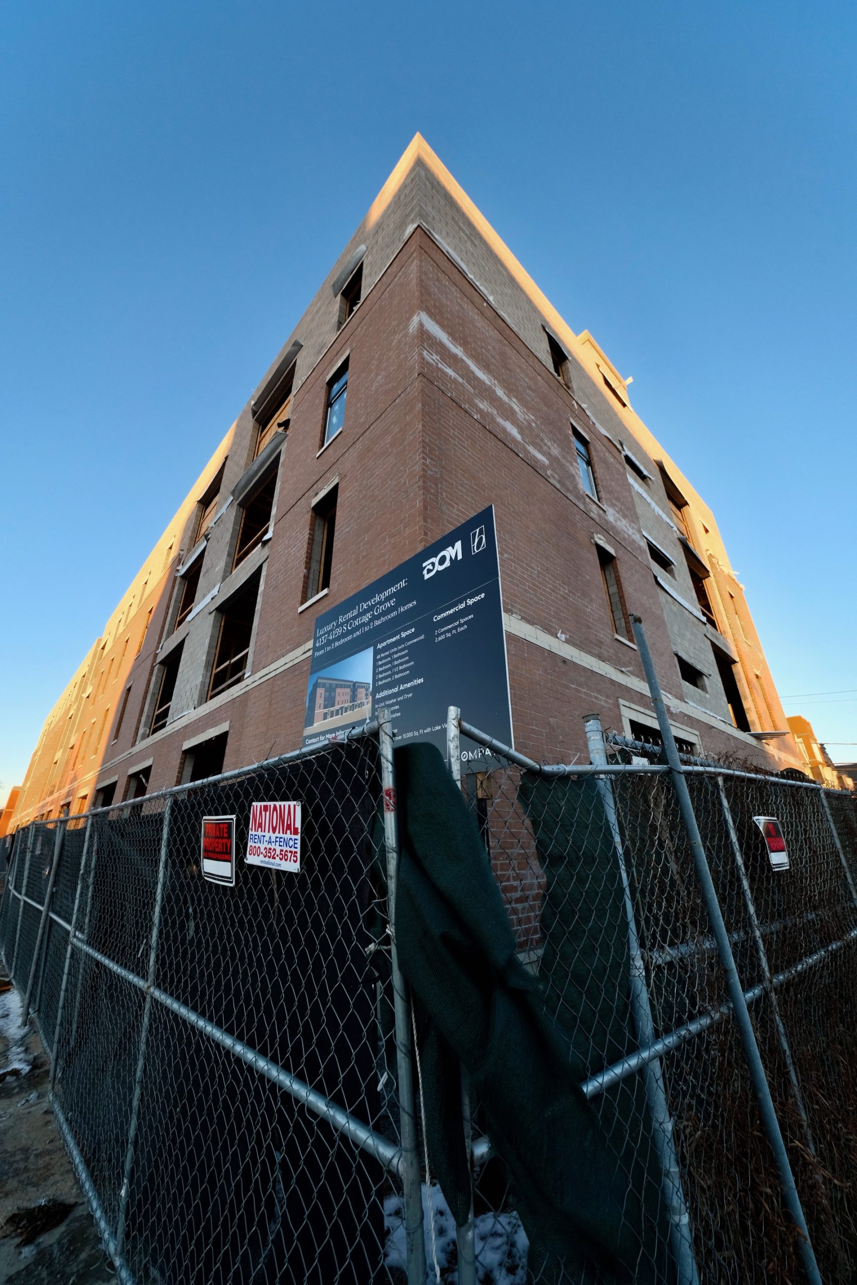 Exterior Work Approaches Completion at 4137 S Cottage Grove Avenue in