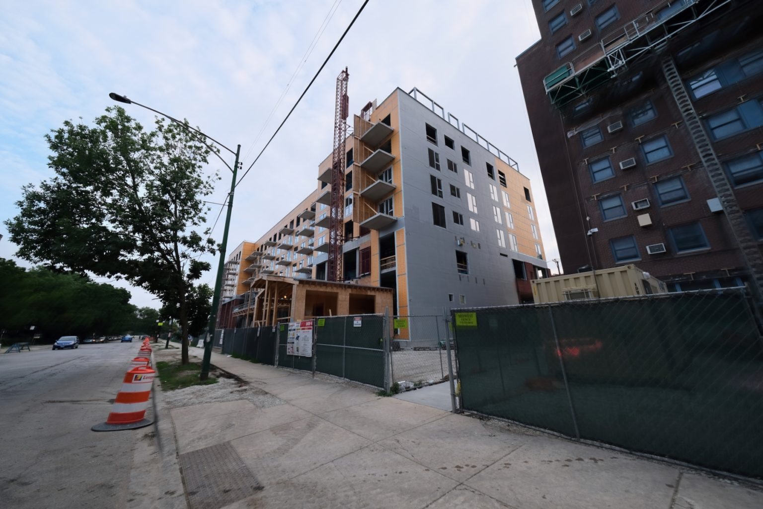 Facade Work Begins for Edith Spurlock Apartments Addition at 2700 N