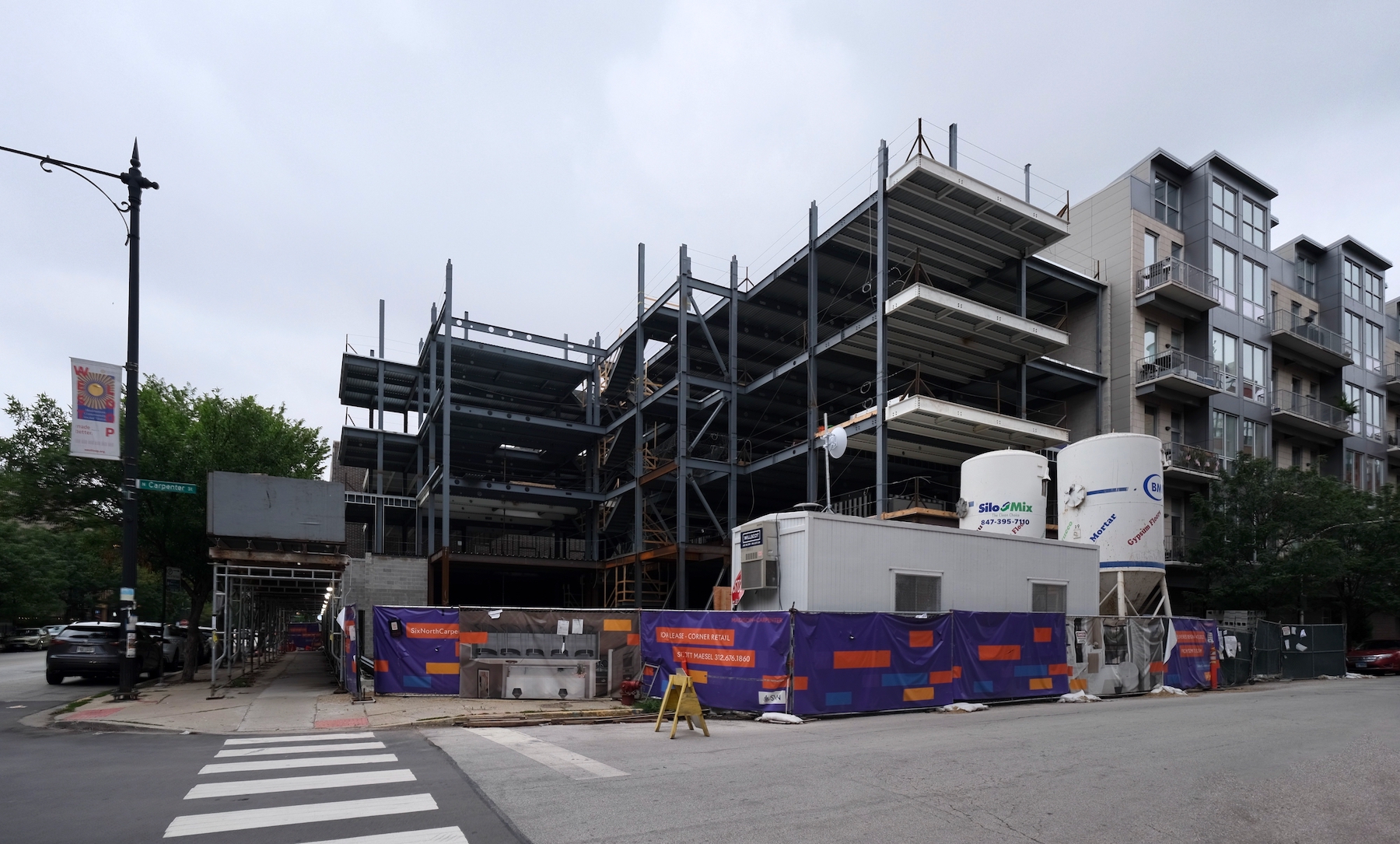Madison + Carpenter Condo Development Nears Full Height in West Loop