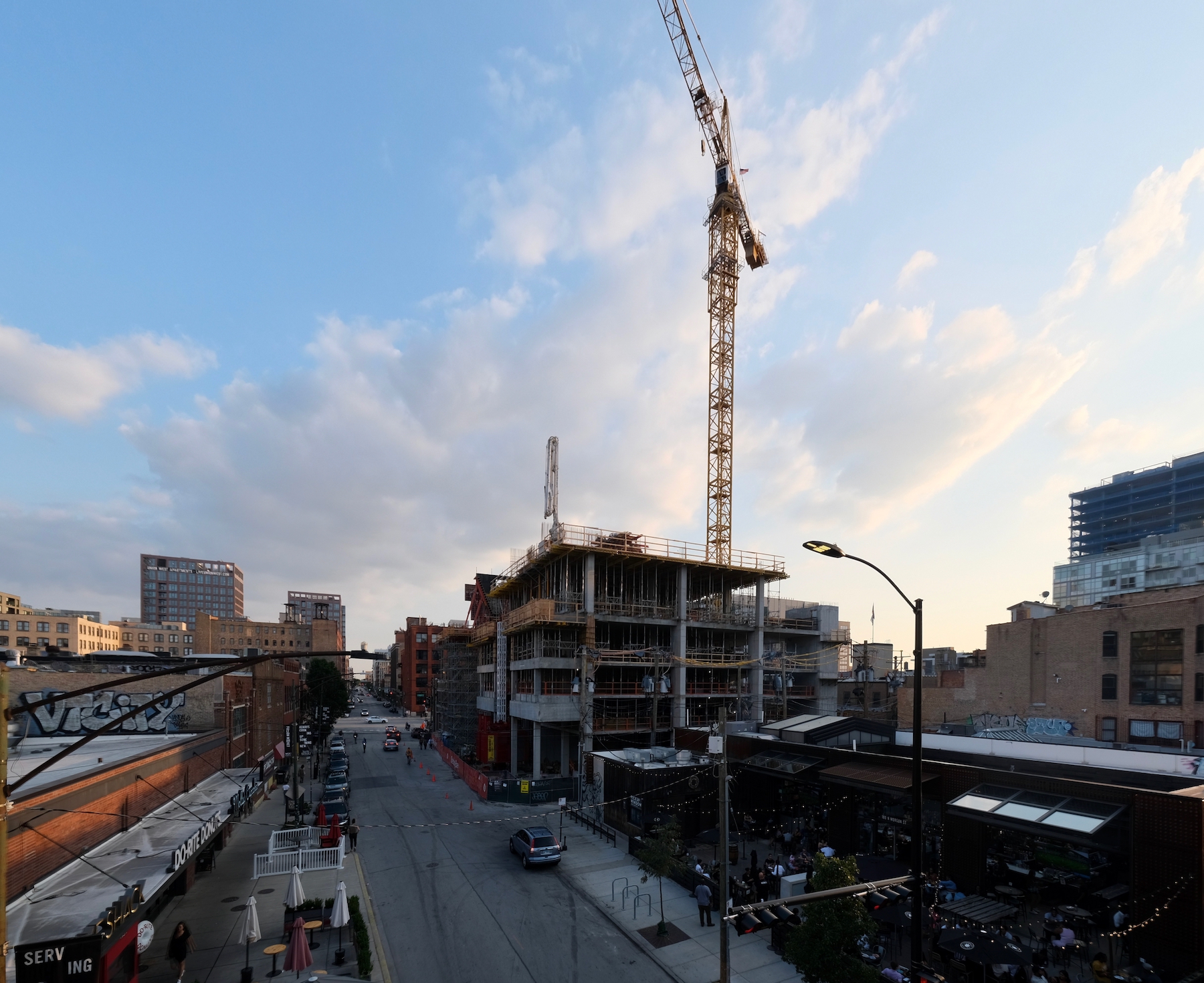 Podium Reaches Full Height at 160 N Street in Fulton Market