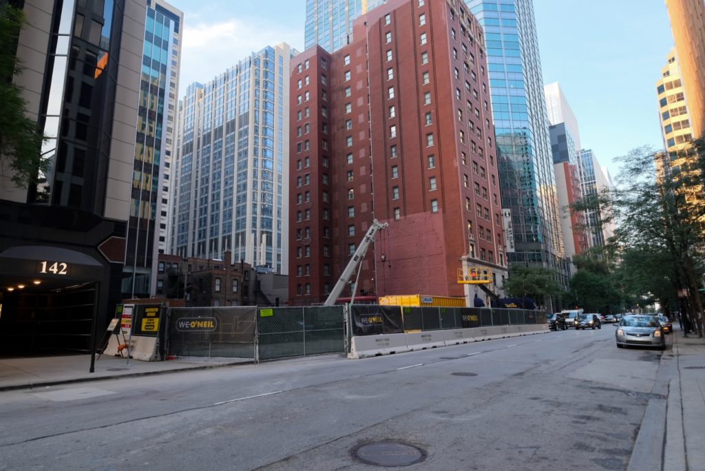 Construction Takes Off for 150 E Ontario Street in Streeterville Chicago YIMBY