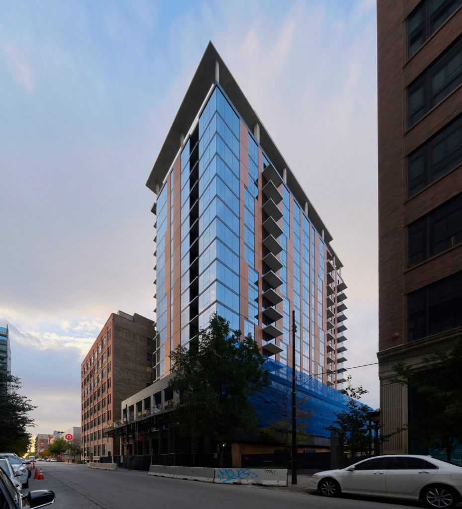 ToppedOut 1044 W Van Buren Street Makes Headway in West Loop Chicago YIMBY