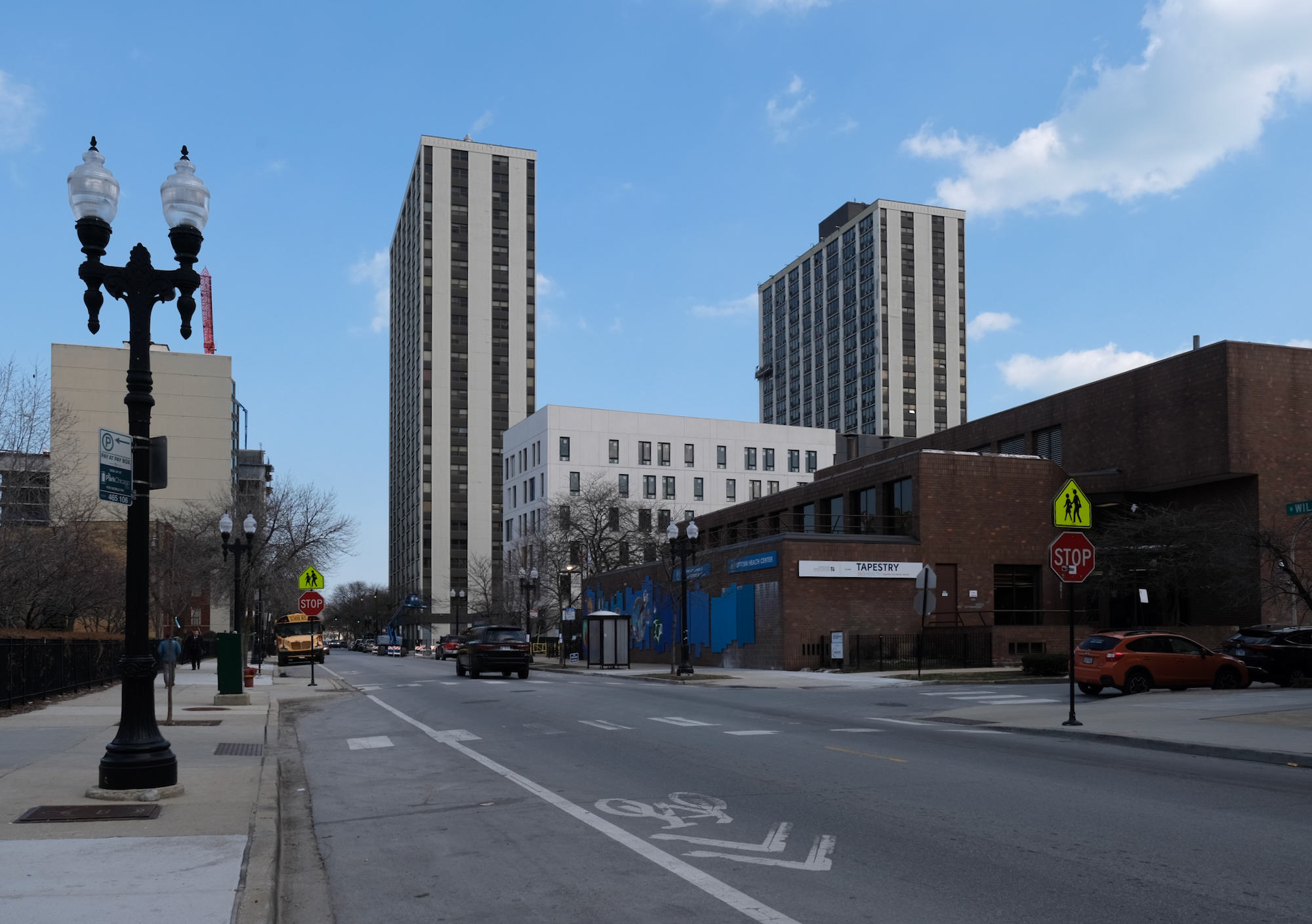 Facade Nears Completion for Affordable Senior Housing at 833 W Wilson