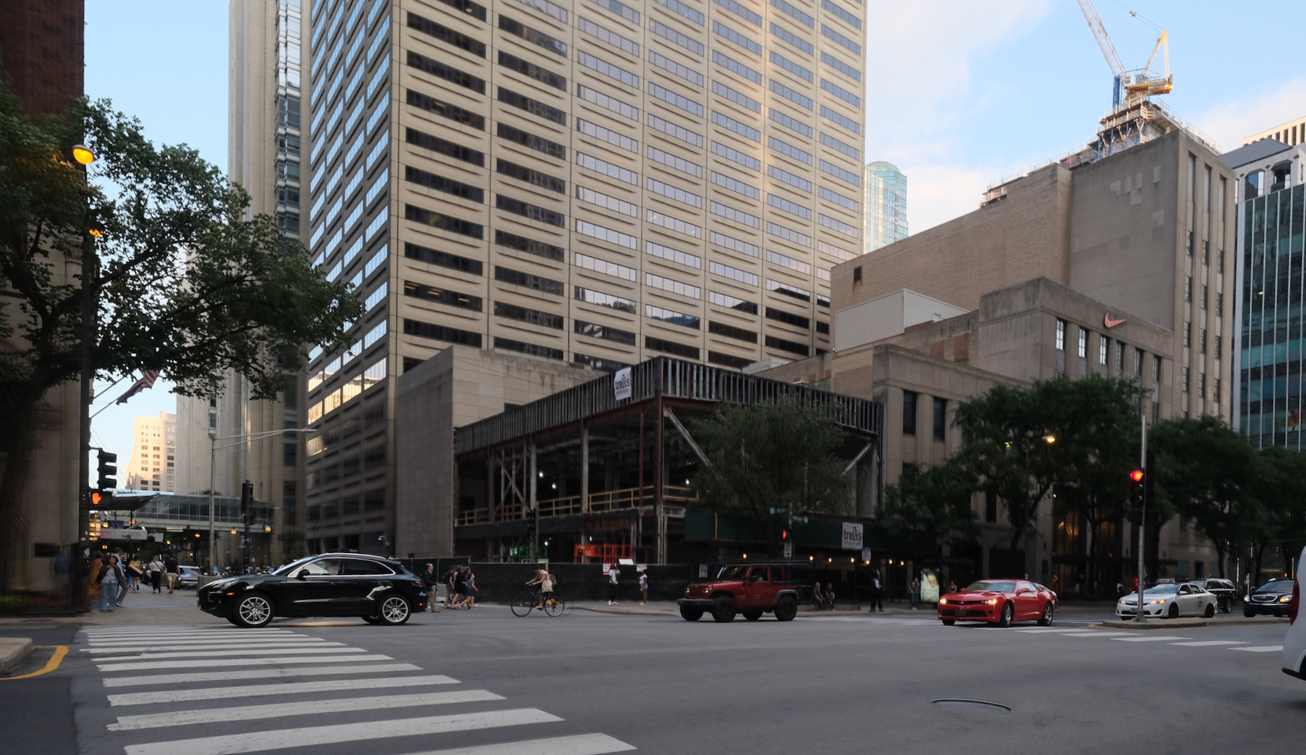 Renovation Work Spotted at 679 N Michigan Avenue along Magnificent Mile