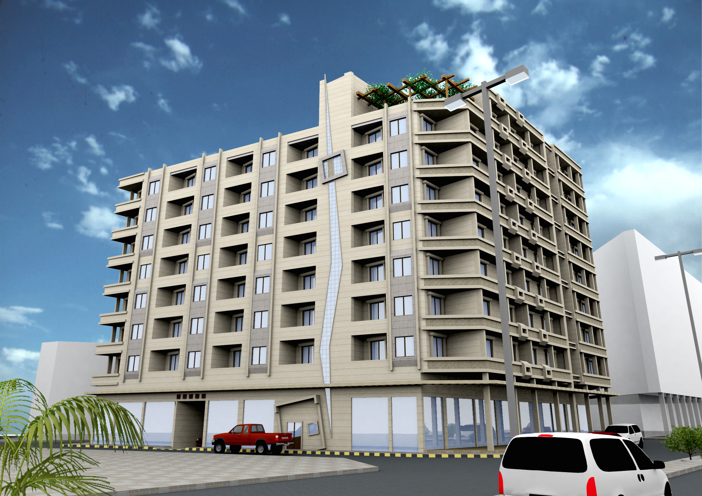 » Residential Building 7 floors