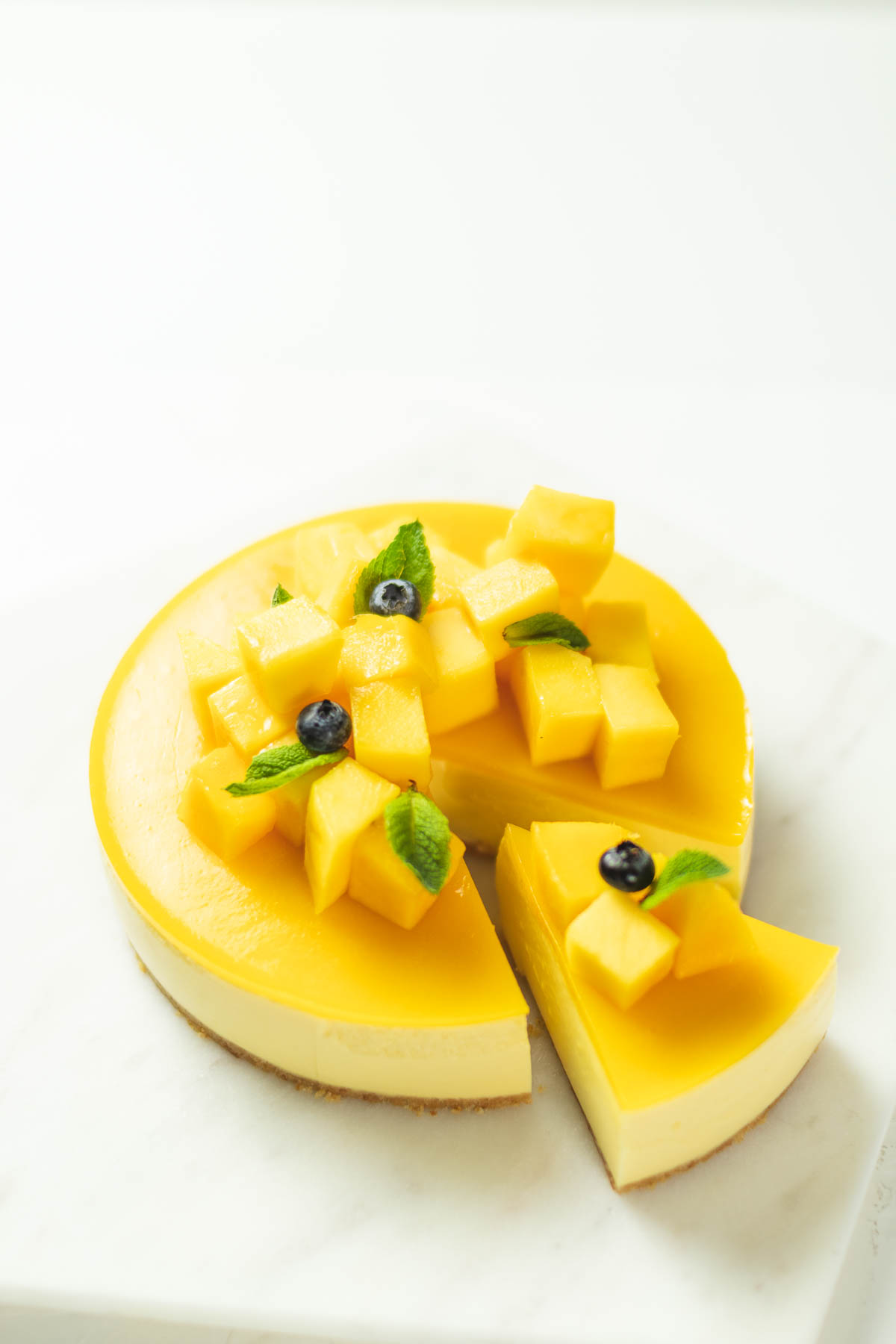 No Bake Mango Cheesecake Chicca Food
