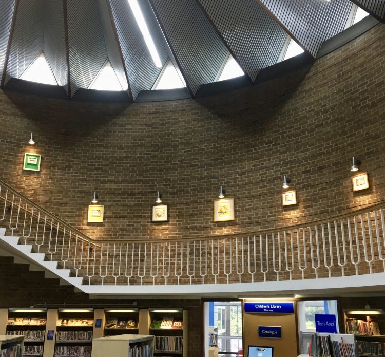 A gentle exhibition space Chichester Library Chichester Open Studios