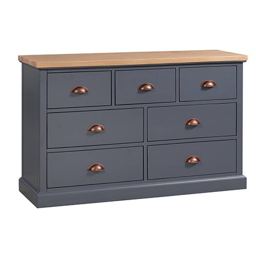 Large Wooden Chest Of Drawers Devon Collection Chic Interior