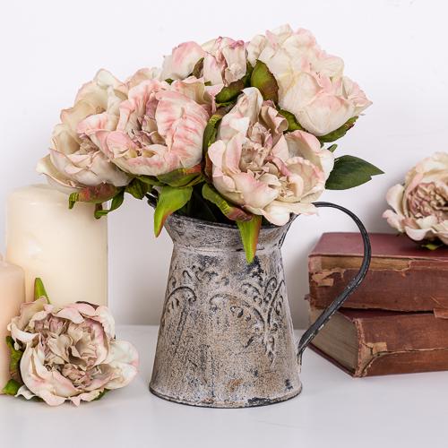 Rustic Grey Jug Vase Chic Accessories