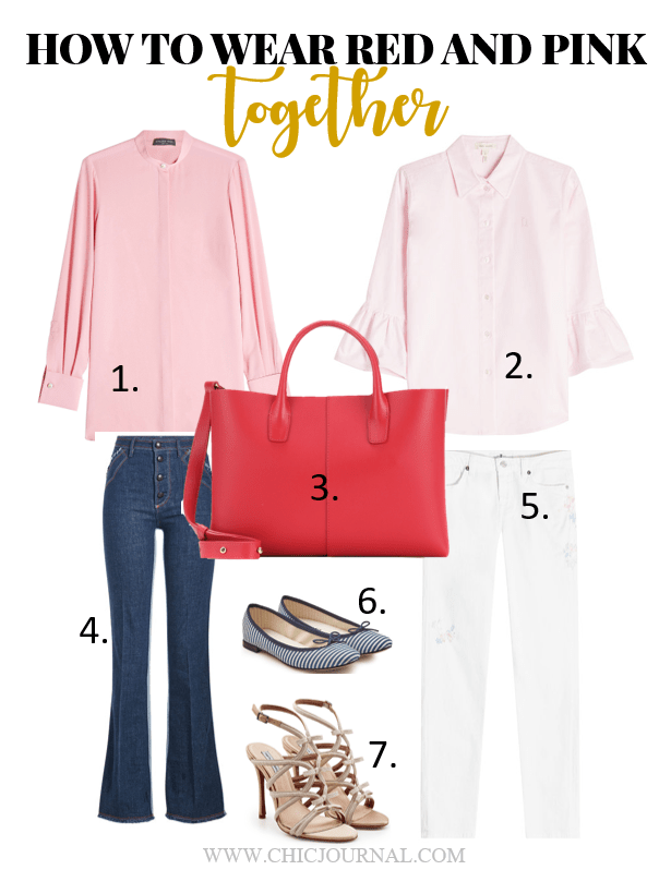 How to wear red and pink together and look chic Chic Journal blog