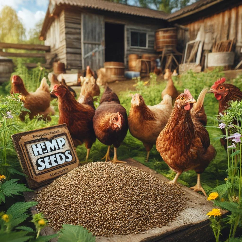 Can Chickens Eat Hemp Seeds?