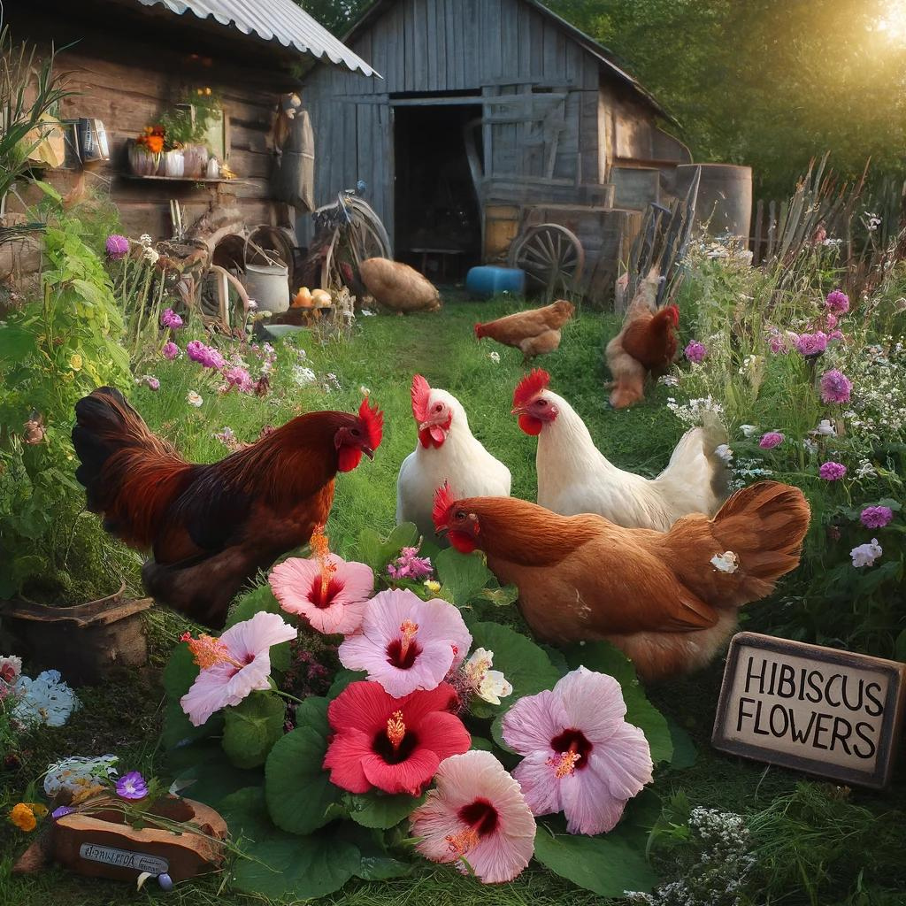 Can Chickens Eat Hibiscus Flowers?