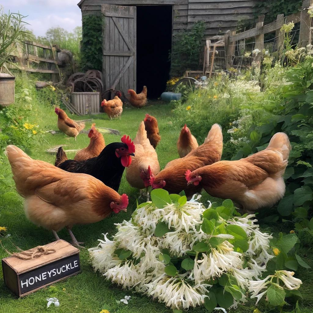 Can Chickens Eat Honeysuckle?