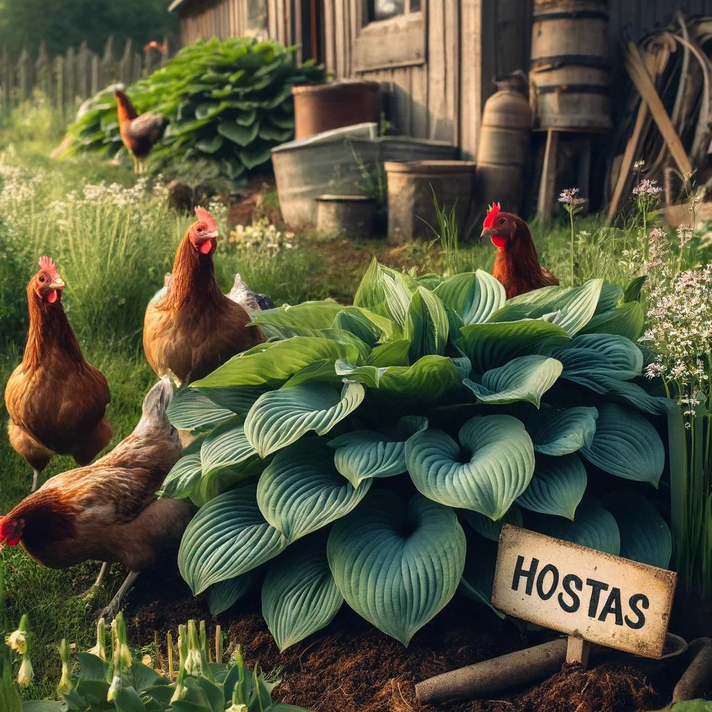 Can Chickens Eat Hostas?