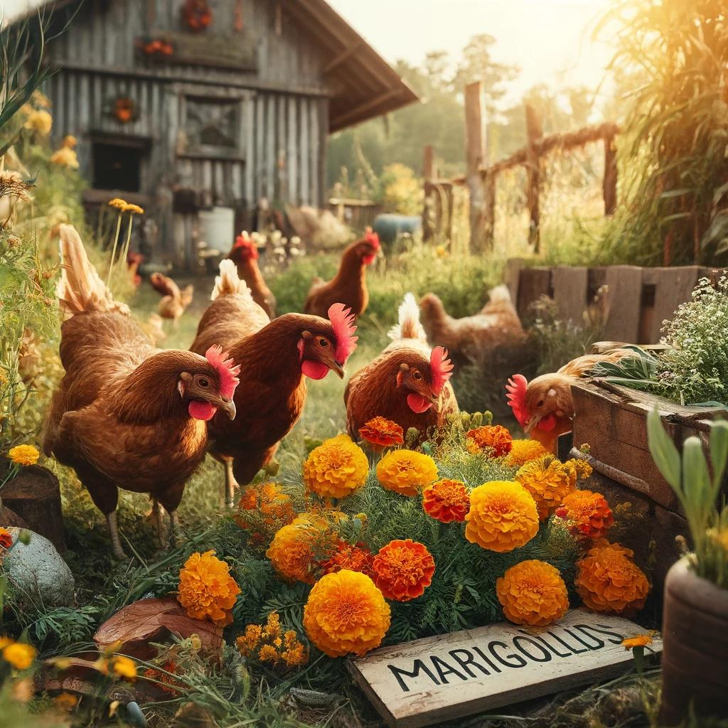 Can Chickens Eat Marigolds?