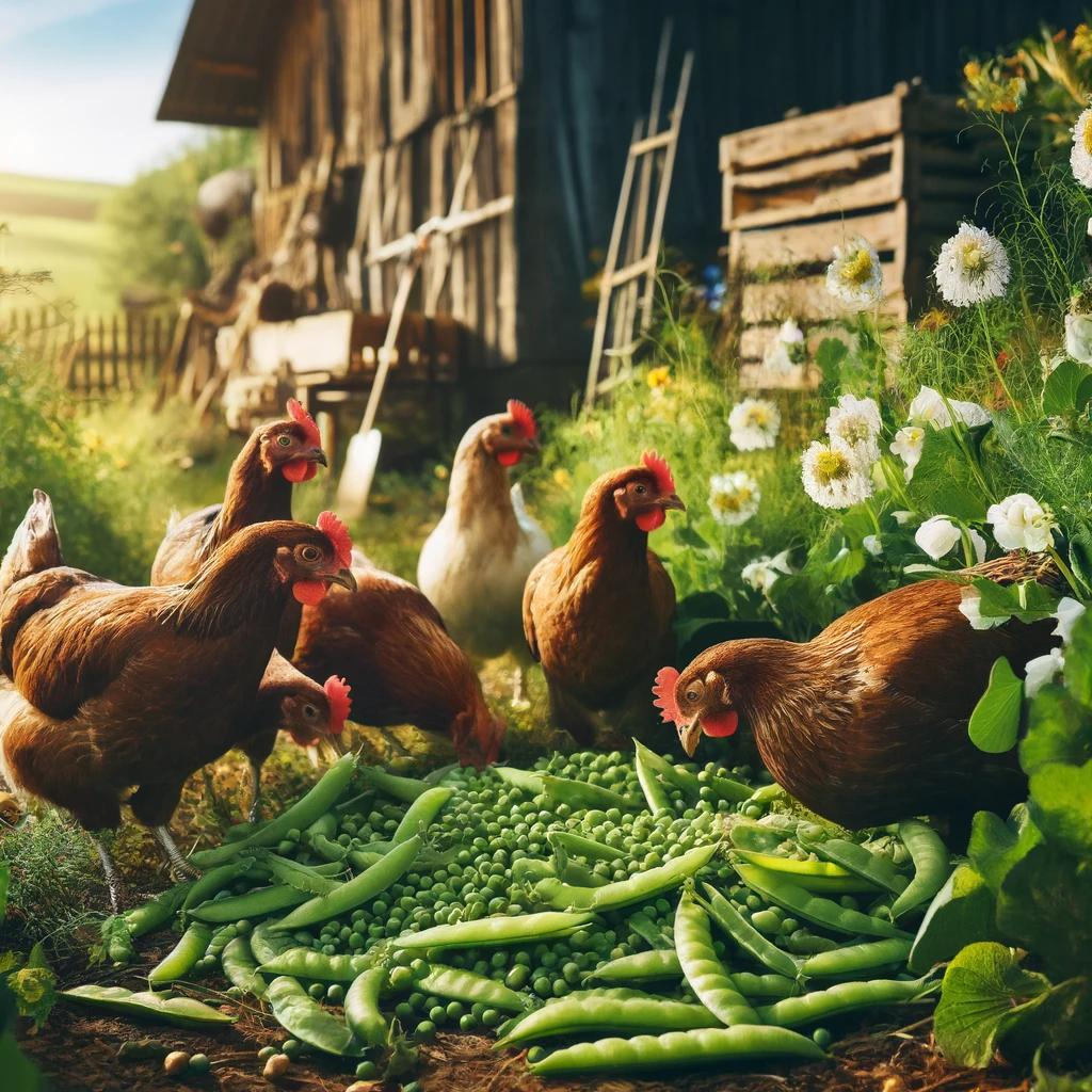 Can Chickens Eat Pea Pods?