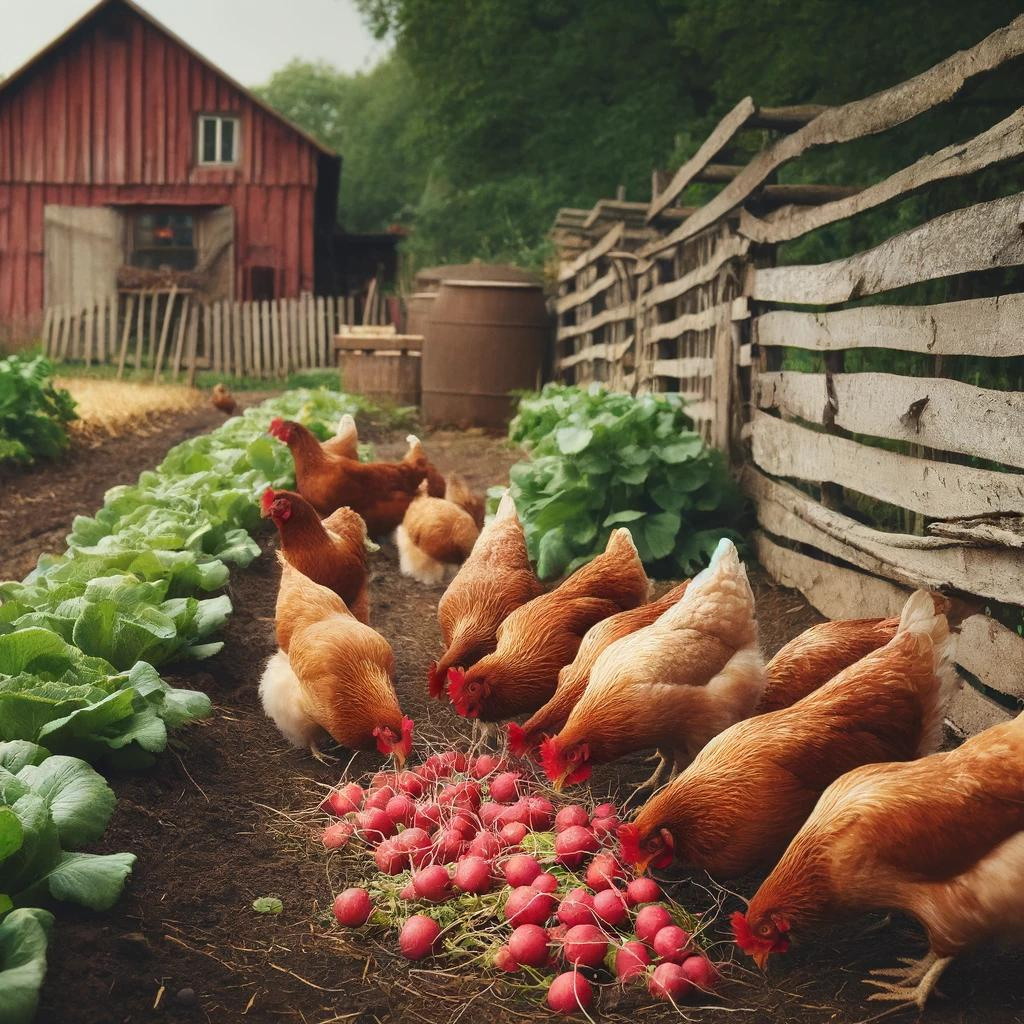 Can Chickens Eat Radishes?