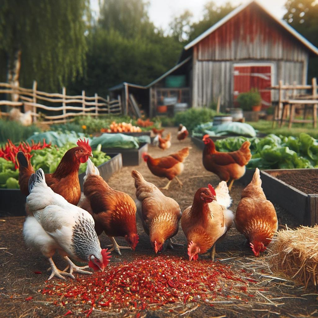 Can Chickens Eat Red Pepper Flakes?