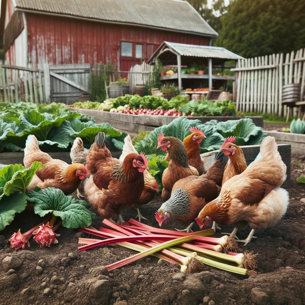 Can Chickens Eat Rhubarb?