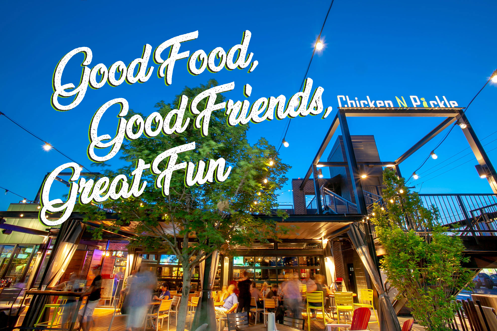 Pickle Ball Courts, Restaurant, Event Space Chicken N Pickle