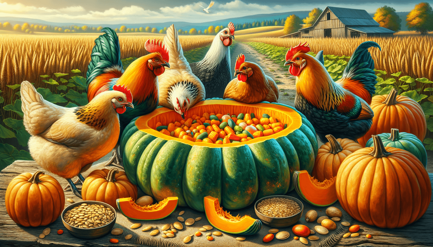 Can Chickens Eat The Inside of Pumpkins? Chicken Pets