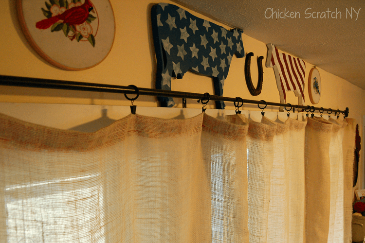 Burlap Curtain Tutorial