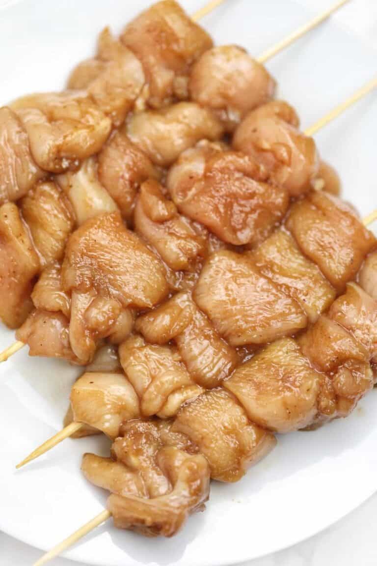 Chinese Chicken On A Stick Recipe Chinese Skewers Chicken Vibes