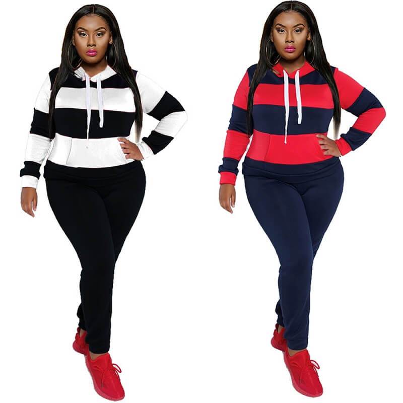 Plus Size Two Piece Long Set NO MOQ Fast Shipping