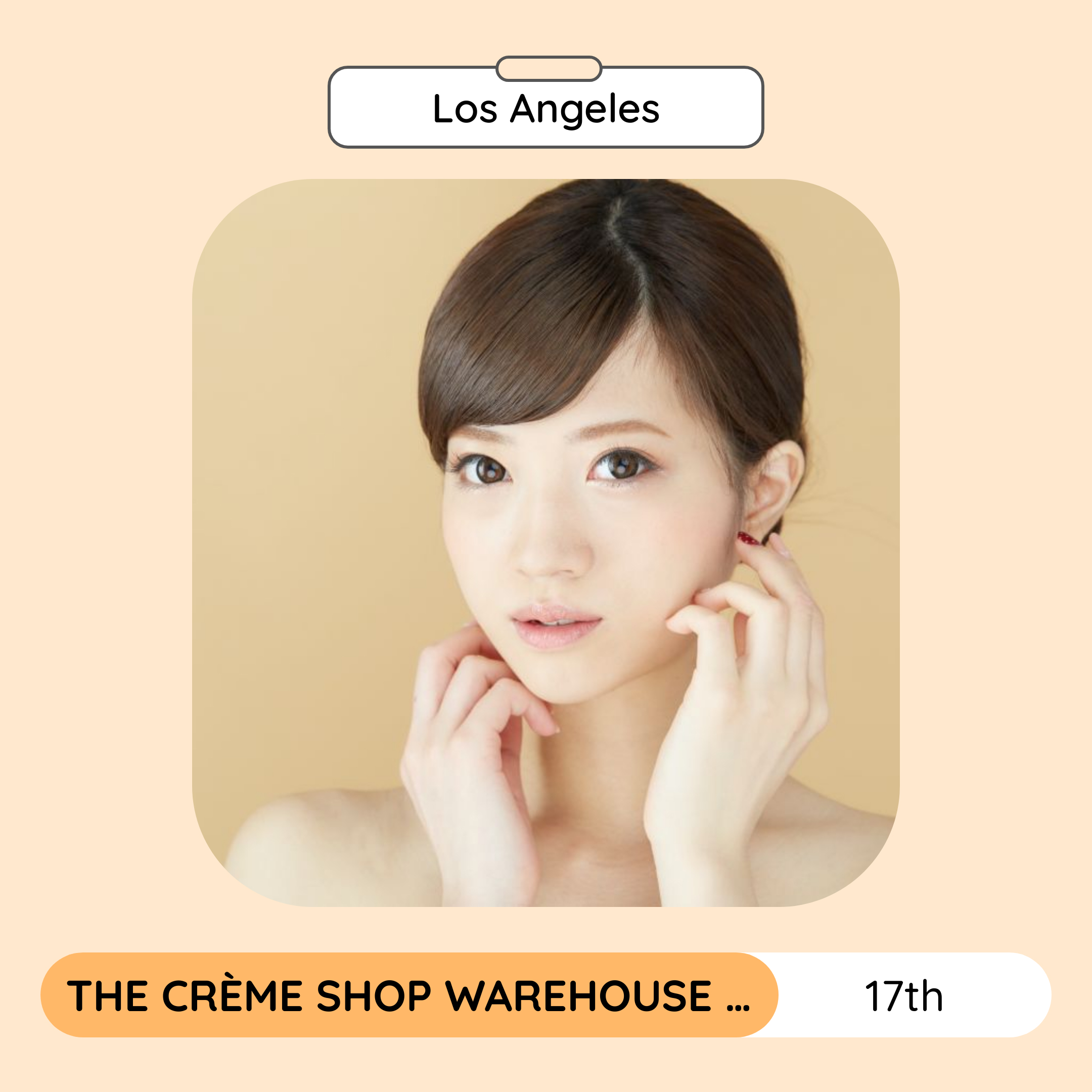 The Crème Shop Warehouse PopUp Sale, Los Angeles, December 2022