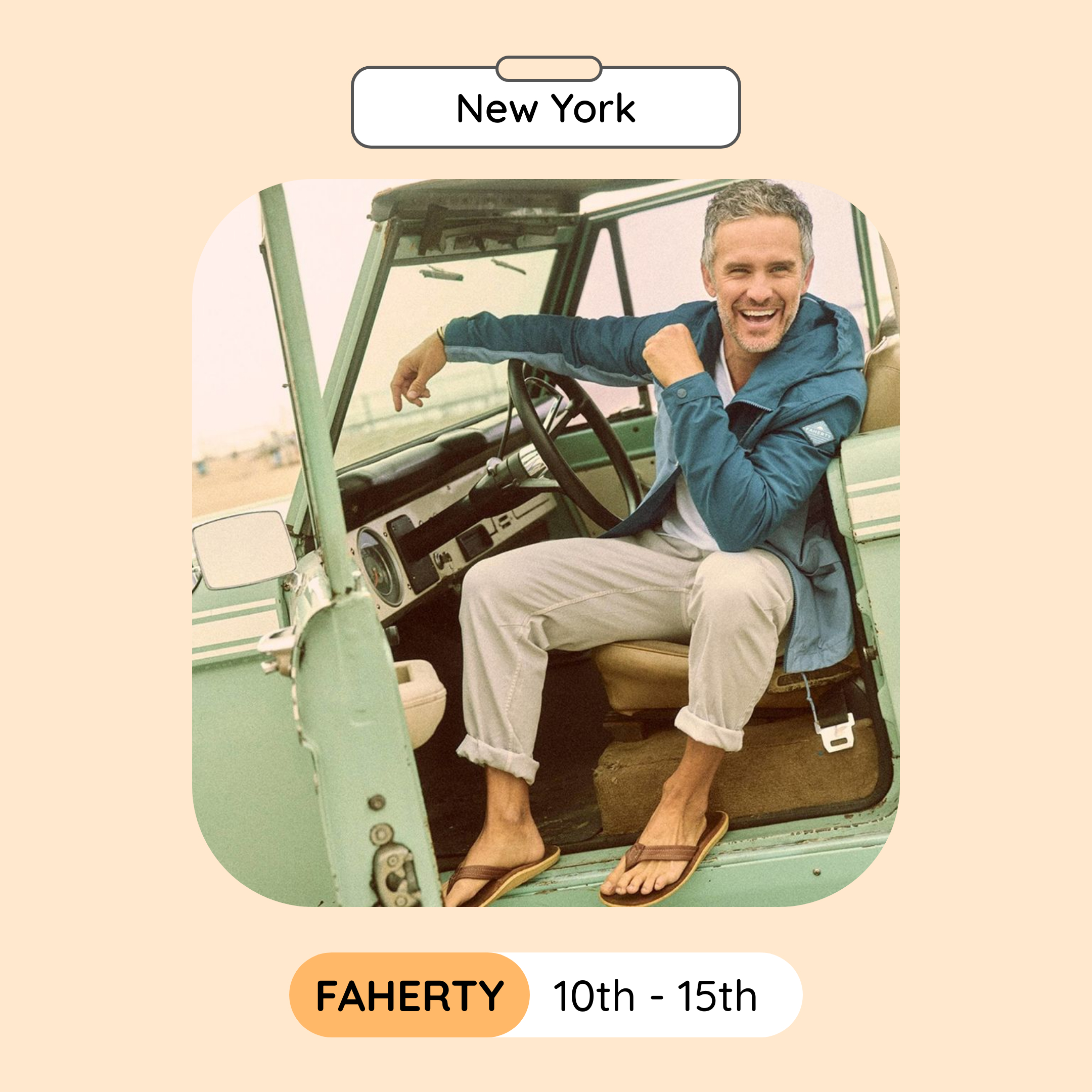 Faherty Sample Sale, New York, January 2023