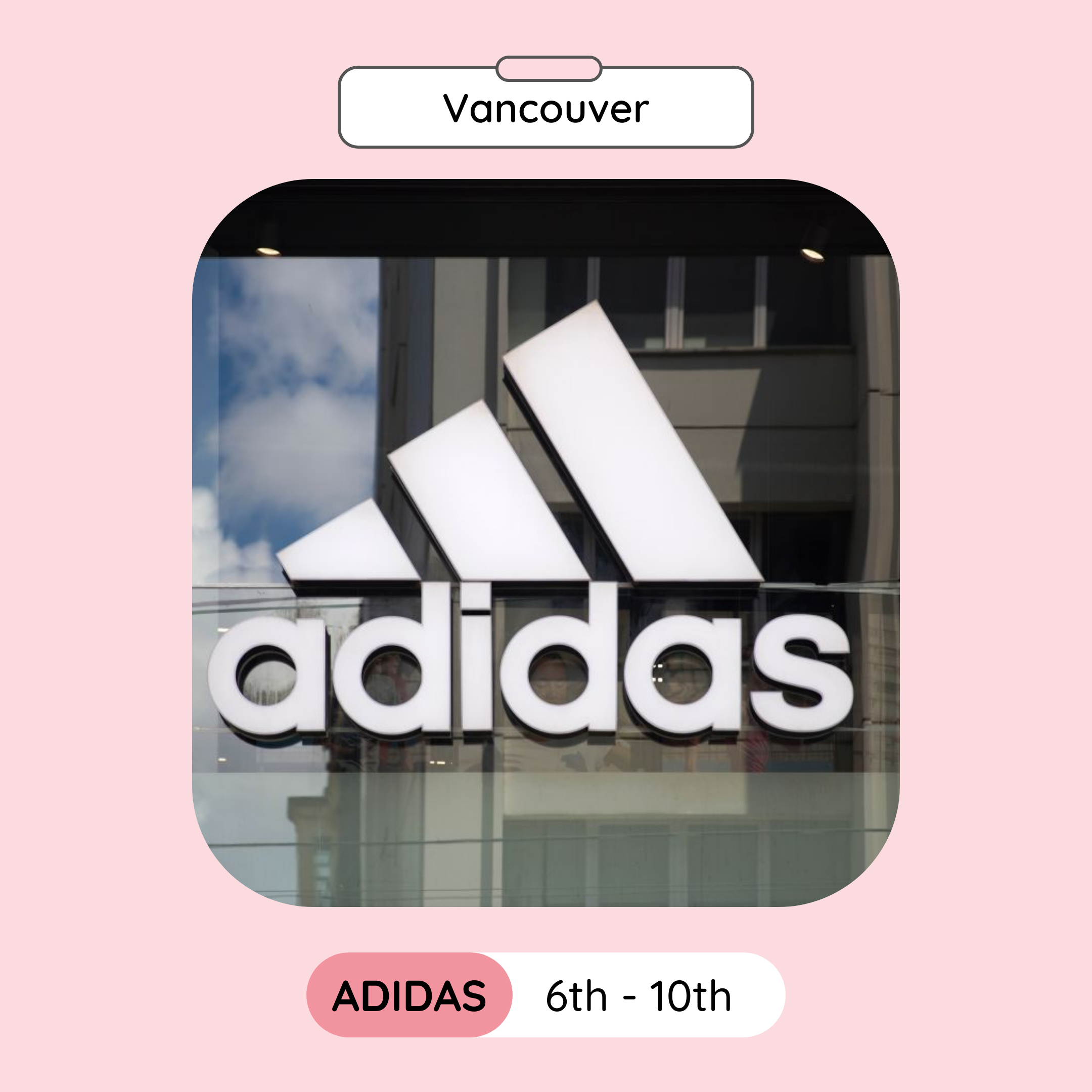 Adidas Warehouse Sale, Vancouver, April 2023