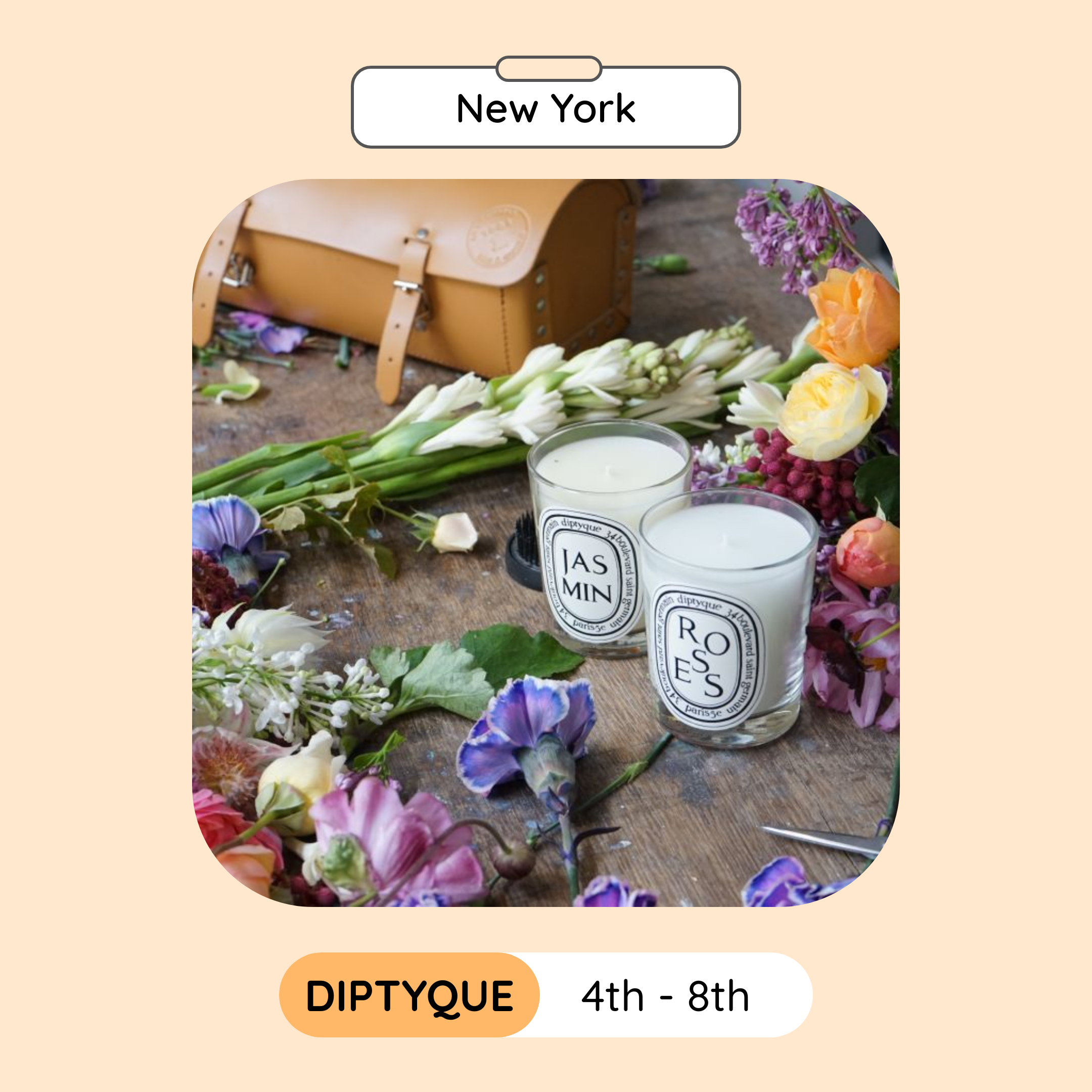 Diptyque Sample Sale, New York, October 2023
