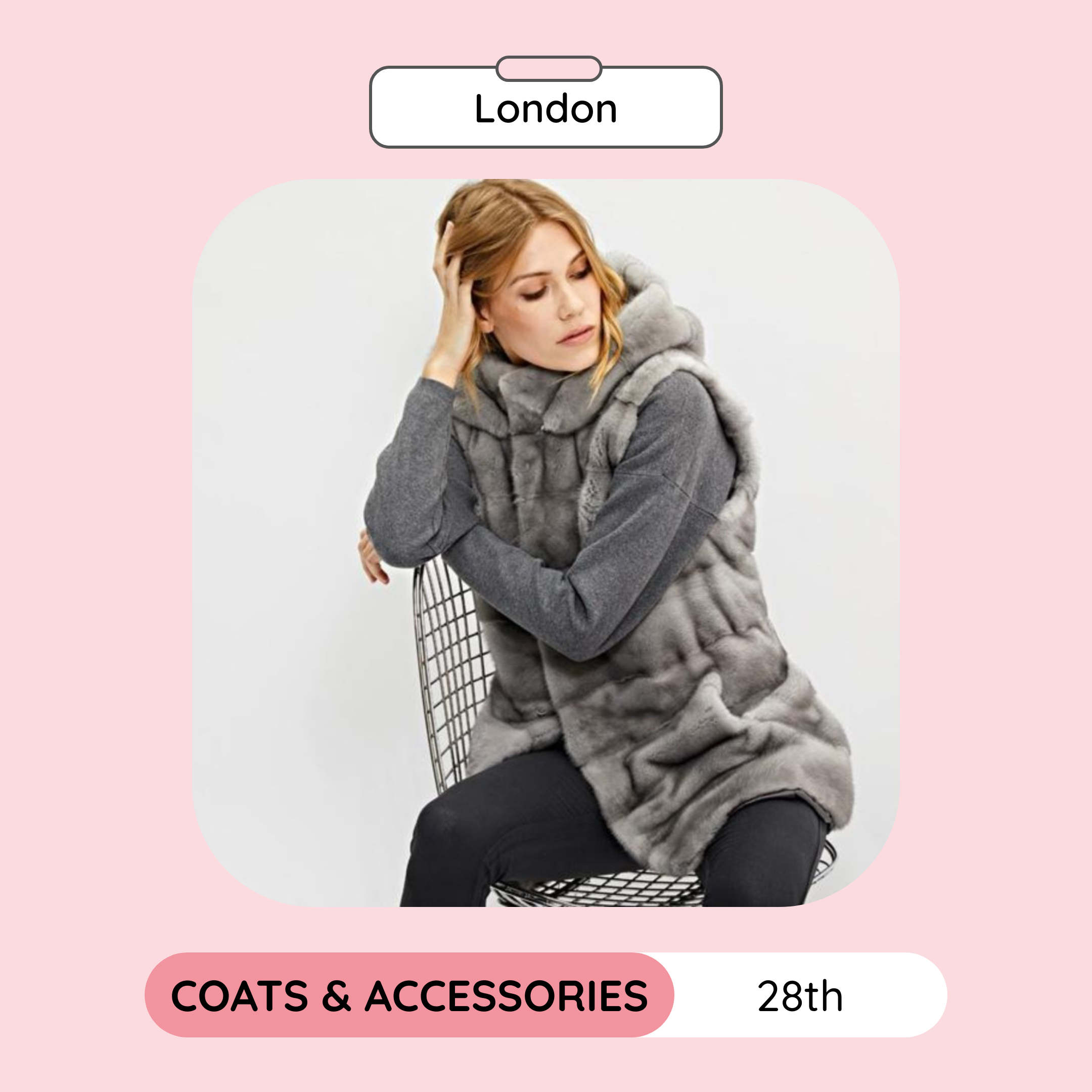 Coats & Accessories Sample Sale, London, November 2023