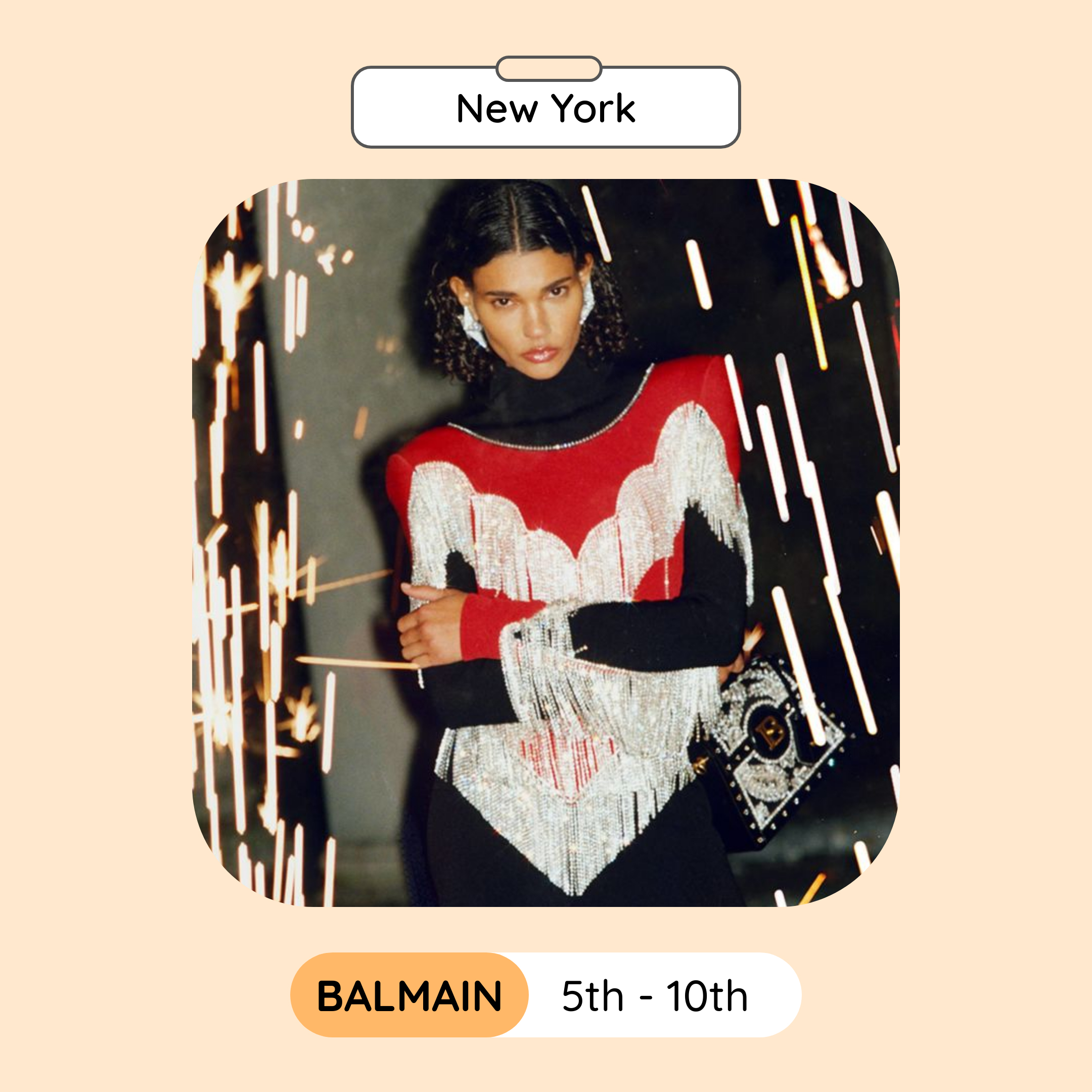 Balmain Sample Sale, New York, December 2023
