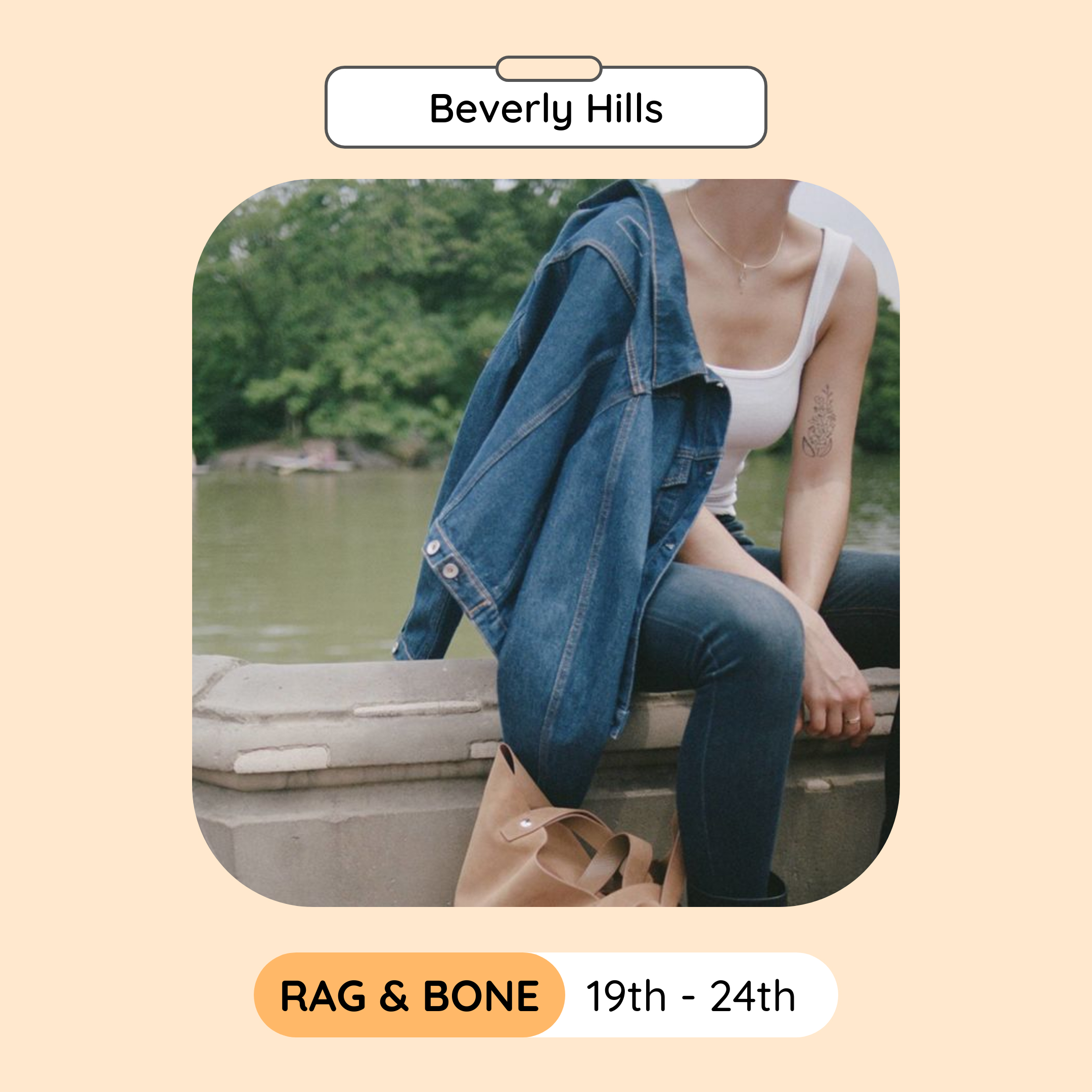 rag & bone Sample Sale, Los Angeles, December 2023